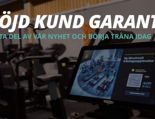 Nöjd kund garanti till dig som börjar träna hos oss!