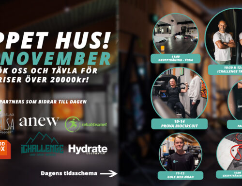 VÄLKOMMEN TILL VÅRT ÖPPET HUS DEN 22 NOVEMBER